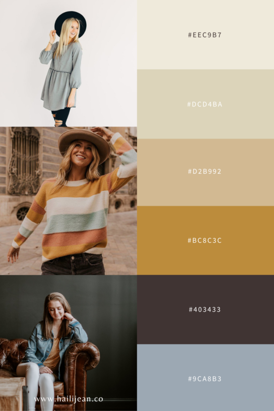 Dress for your Brand Shoot with your Brand Colors | hailijean.co